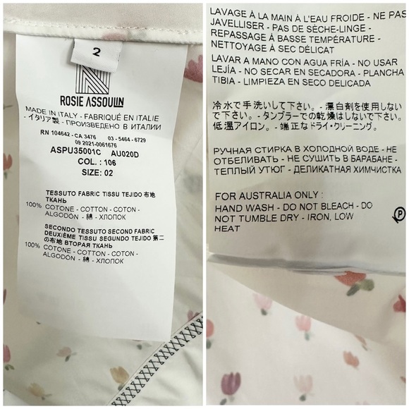 Rosie Assoulin Ula cotton poplin flower Waist Wrap midi skirt Tulip-printed - Picture 13 of 16